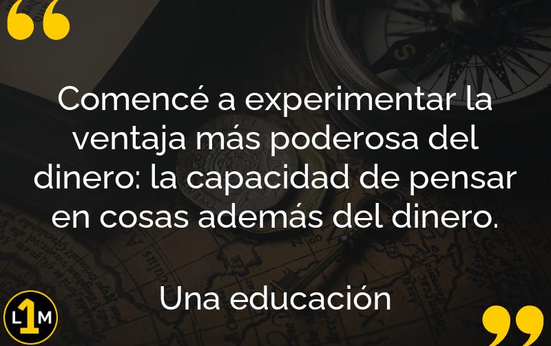 Una Educación (Resumen) Resumen Corto